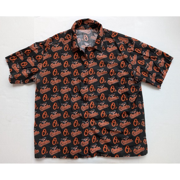 MLB Other - Vintage Baltimore Orioles Button Down Shirt Fits Mens XL MLB 90s